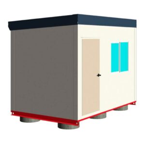 3.6x2.4m open plan transportable site office