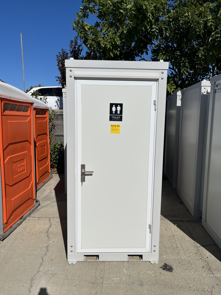 NEW 1.1X1.3M MODULAR SINGLE TOILET REGION A2 (6901-2)