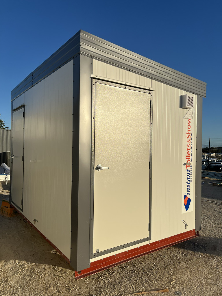 NEW 3.6X2.4M MALE-FEMALE TOILET BLOCK, SEWER CONNECT, REGION A2 (6829)