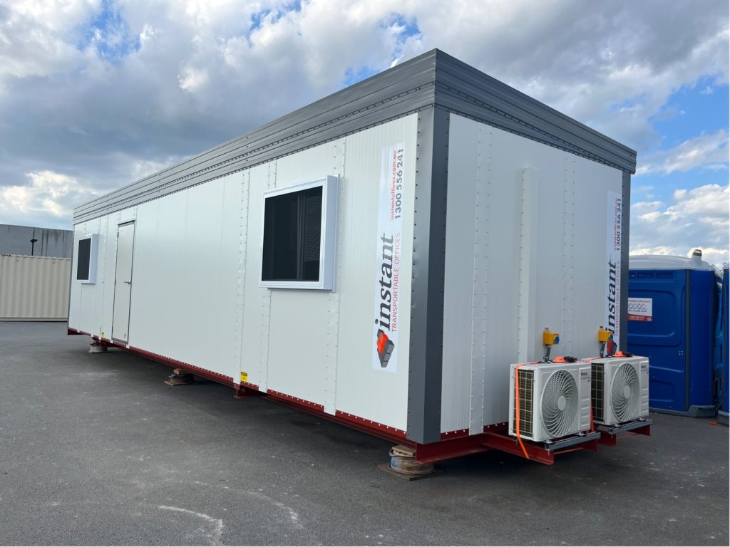 New 12m x 3m Region D Mine-Spec Open Plan Site Office (9068)